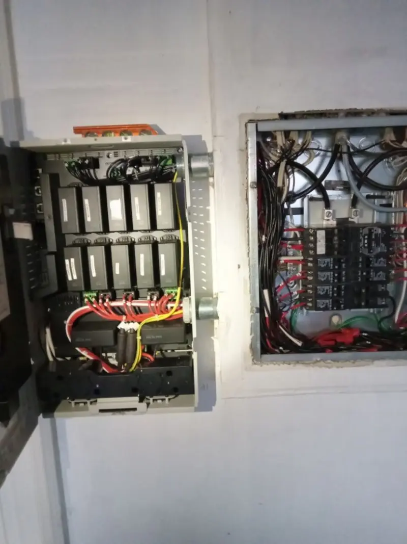 Electrical panel upgrade completed for Commercial Electrician Services in Camp Springs